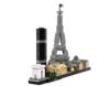 LEGO® Architecture Skyline Collection 21044 Paris Skyline Building Kit with Eiffel Tower Model and Other Paris City Architecture for Build and Display (649 Pieces) - Image 2