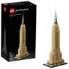 LEGO® Architecture Empire State Building 21046 New York City Skyline Architecture Model Kit for Adults and Kids, Build It Yourself Model Skyscraper (1767 Pieces)