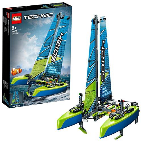 LEGO® Technic Catamaran 42105 Model Sailboat Building Kit, New 2020 (404 Pieces)