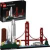 LEGO® Architecture Skyline Collection 21043 San Francisco Building Kit Includes Alcatraz Model, Golden Gate Bridge and Other San Francisco Architectural Landmarks (565 Pieces)