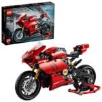 LEGO® Technic Ducati Panigale V4 R 42107 Motorcycle Toy Building Kit, Build A Model Motorcycle, Featuring Gearbox and Suspension, New 2020 (646 Pieces),