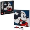 LEGO® Art Disney’s Mickey Mouse 31202 Craft Building Kit; A Wall Decor Set for Adults Who Love Creative Hobbies, New 2021 (2,658 Pieces)