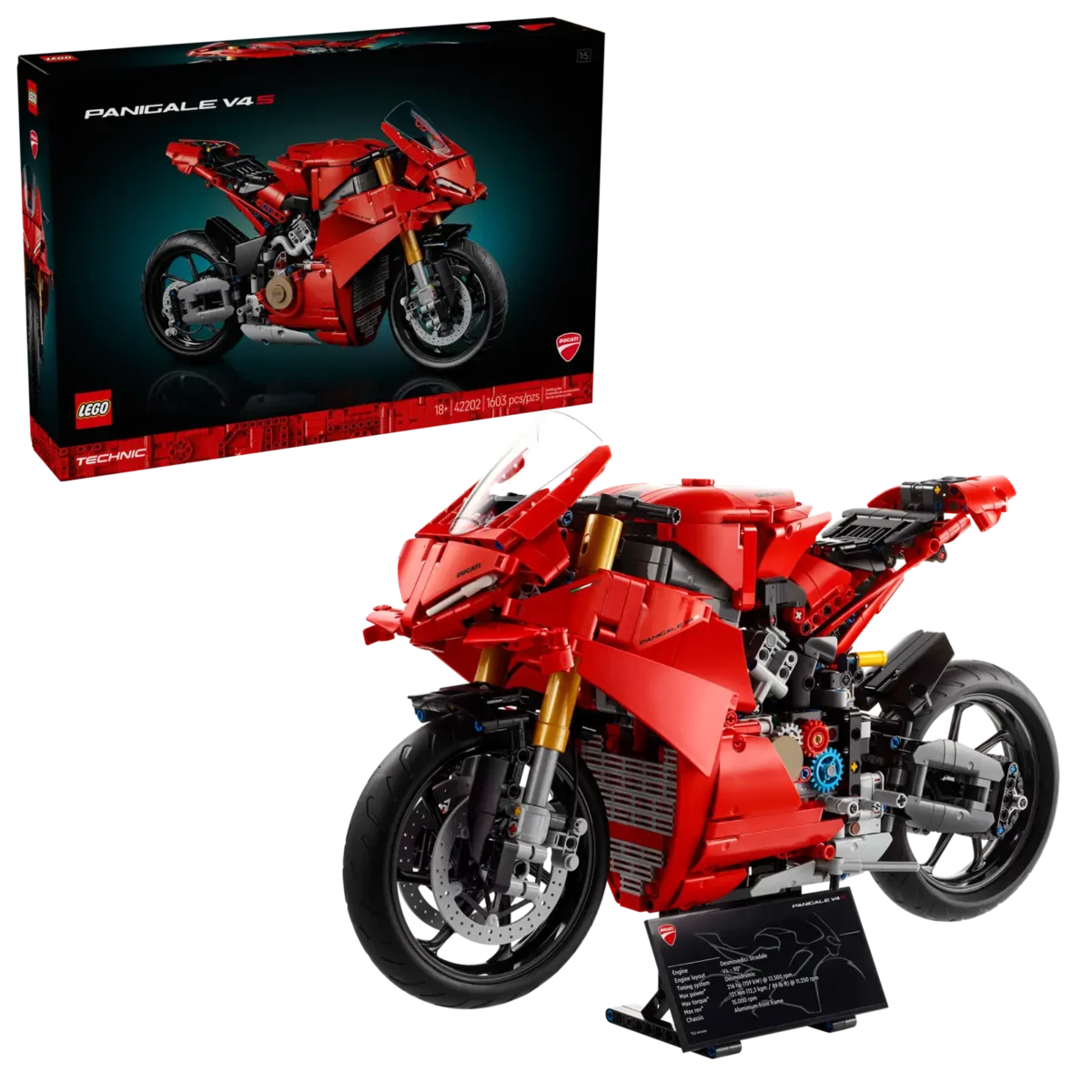 LEGO® Technic Ducati Panigale V4 S Motorcycle - Image 4