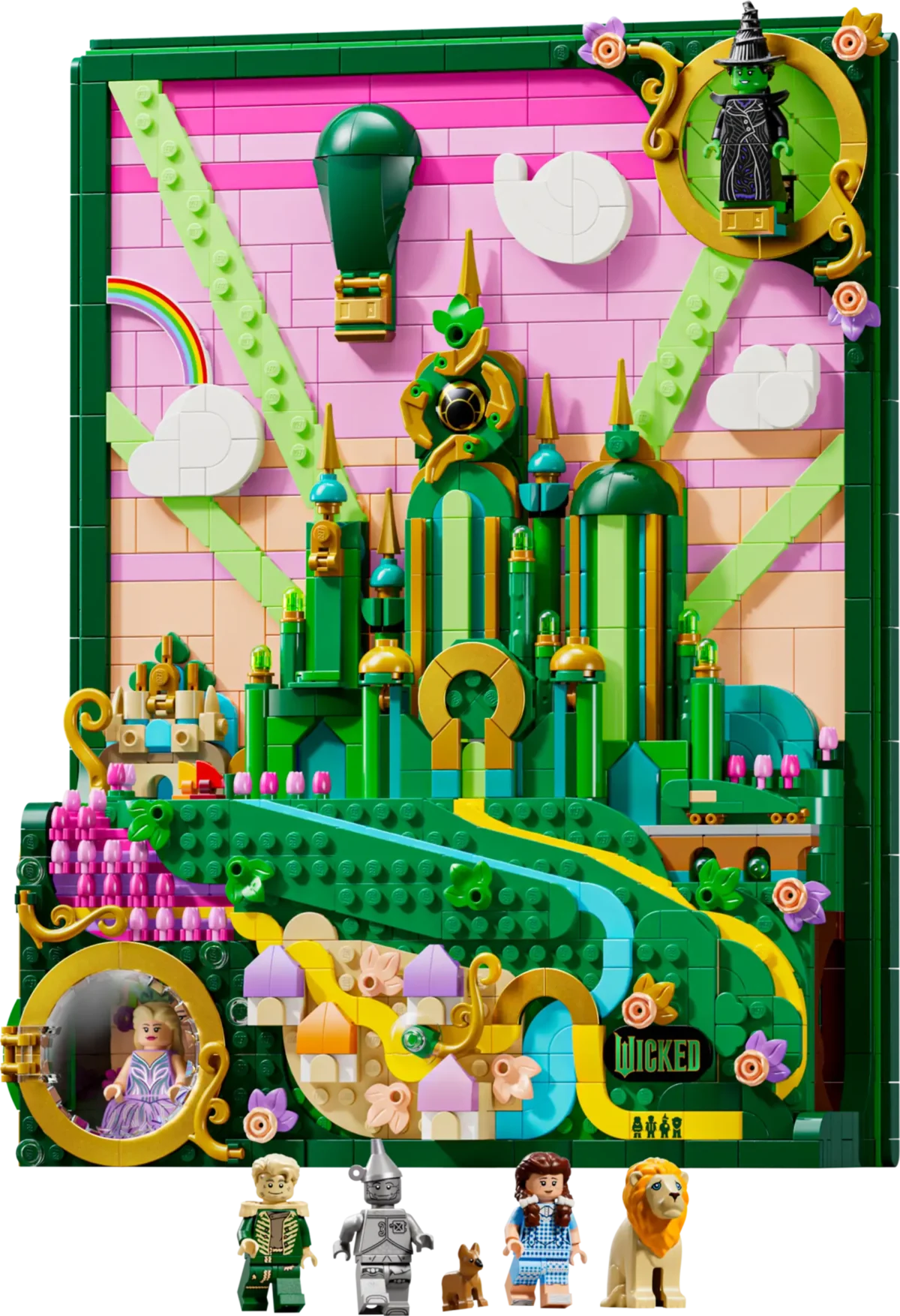 LEGO® Wicked Emerald City Wall Art - Image 4